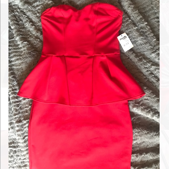 charlotte russe peplum dress